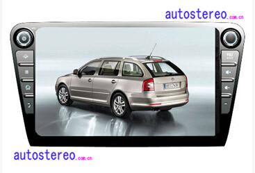 China VW Skoda Octavia Touch Screen Sat Nav Entertainment In Car Video Player for sale