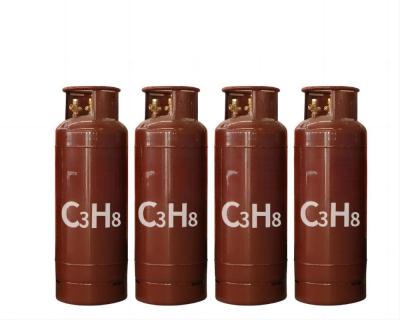 Chine Chine Gaz à bouteille La meilleure pureté en gros Meilleur prix C3h8 Propane gazeux à vendre