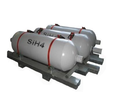 China Electronic Industrial Grade silicon source  Cylinder Gas  sih4 Silane for sale