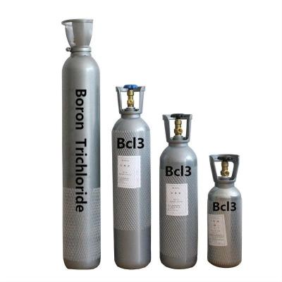 China Factory high purity chemical synthesis  flame retardant  semiconductors Cylinder Gas   Boron Trichloride for sale