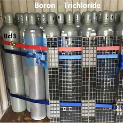China China Gás de cilindro de alta pureza de plasma de gravação retardante de chama Gás Bcl3 Tricloreto de boro à venda