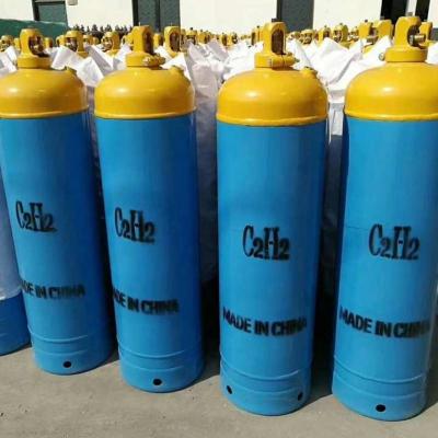China Gás para cilindros China Gás especial C2h2 Gás de acetileno puro à venda