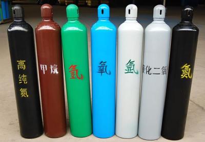 China 40L / 50L / 200L ISO High Quality High Pressure Valve Gas Cylinders Te koop