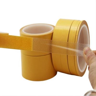 China 100m Polyester Adhesive Tape 200microns Heat Resistant Double Sided Foam Tape for sale