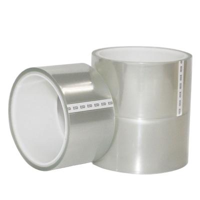 China Low Static Polyester Adhesive Tape 500mm ESD Grid Tape Reduce Static Charge for sale