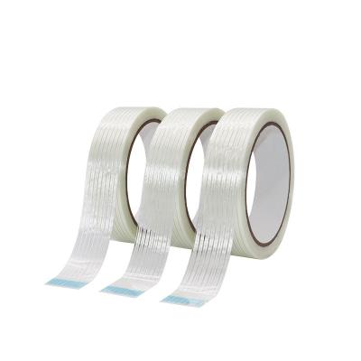 China Fiberglass Filament Reinforced Strapping Tape Transparent Duct Tape for sale