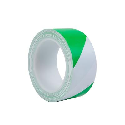 中国 同一証明および構造のための白い緑ポリ塩化ビニールの注意の粘着テープ 販売のため