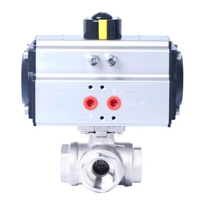 China AT series double action and spring return pneumatic rotary actuator for sale