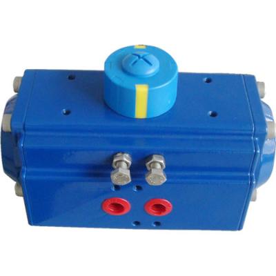 China 0-180 degree hard anodized / nickel coated / polyester coated pneumatic  rotary actuators for sale