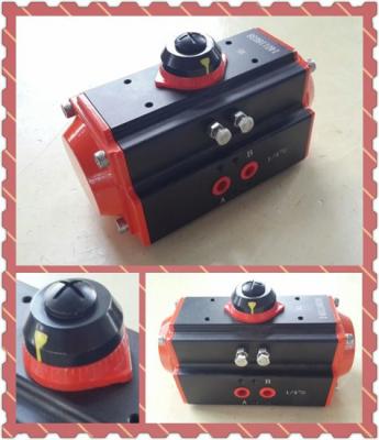 China rack and pinion quarter-turn  air rotary actuators  control butterfly valve ball valve for sale