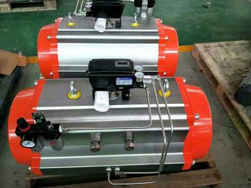 China GT400 Series  Big Size Pneumatic Rack and Pinion Actuator for sale