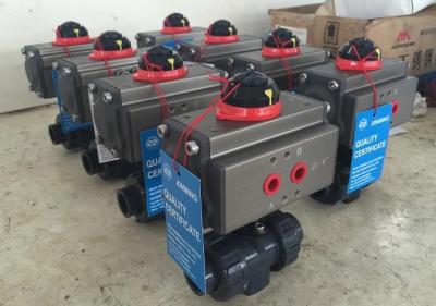 China Pneumatic PVC Ball Valve With Actuator for sale