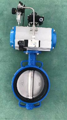 China single acting pneumatic butterfly  pneumatic control valves for sale