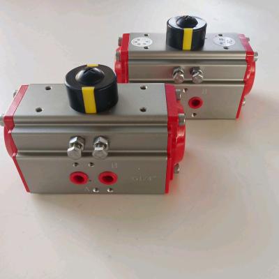 China aluminum alloy  two stage pneumatic actuators with limit siwtch box for sale