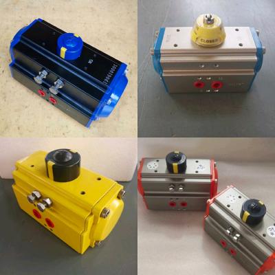 China at Series Pneumatic Actuator Rack and Pinion Double Acting and Spring Return Single Acting Aluminum Actuator Ce Ex for sale