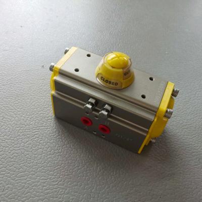 China Pneumatic Rack And Pinion Actuator Pneumatic Piston Rotary control valve for sale