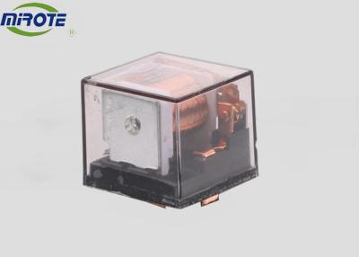 China Transparent Cover 80 Amp Automotive Relay , 24 Volt Relay 4 Pin With Metal Sheet And Led Light for sale