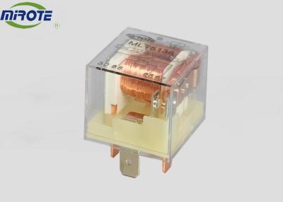 China Transparent 4 Teminals 12v 40 Amp Waterproof Relay White Baseboard Included for sale