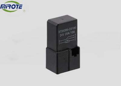 China 4 Blades 20a 24 Volt Automotive Relay  Black Plastic Cover For DongFeng Car 3735095-C0100 for sale
