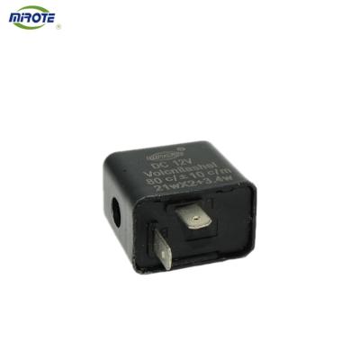 China ABS Cover Turn Signal 2 Pin Motorcycle Led Flasher Relay With Buzzering for sale