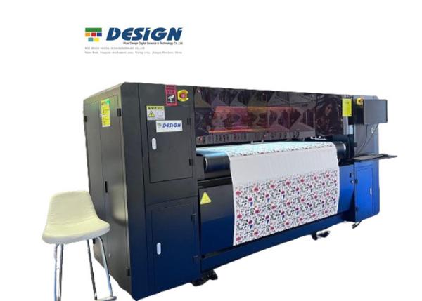 Quality 1.8M Direct Printing On Fabric Textile Printer Polyester Industrial Fabric Printer for sale