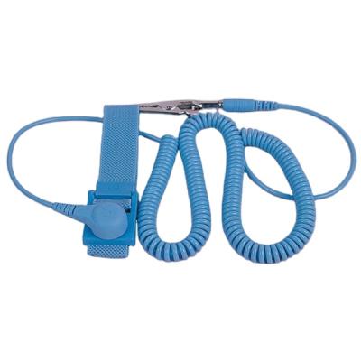 China Elastic Anti Static Adjustable Wrist Band Anti-static Bracelets Antistatic Grounding Cord ESD Wrist Strap à venda