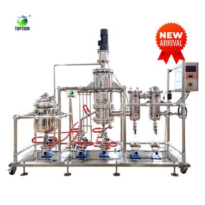 China 12 Inch 3 Stages Molecular Distillation Equipment Wiped Film Distillation for sale