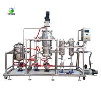 Quality Continuous Molecular Distillation Equipment Wiped Film Molecular Distillation 10~60L/H for sale