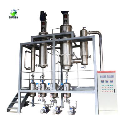 China 316L Stainless Steel Pope Wiped Film Evaporator Molecular Distillation Equipment for sale