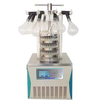 China Mini Benchtop Vacuum Freeze Dryer Food Dehydration Machine TOPT-10D for sale