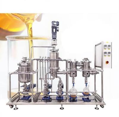 China Unidad molecular de la destilación de la escala de laboratorio para el aceite de cáñamo farmacéutico del grado en venta