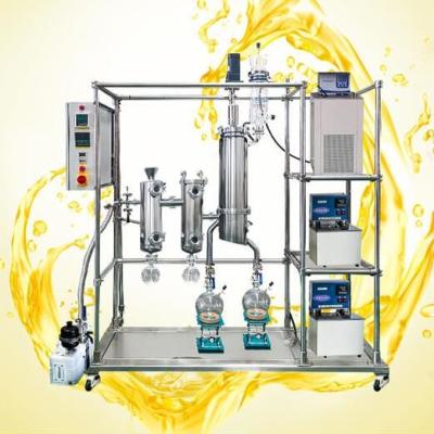 China Simple Lab Scale Short Path Molecular Distillation Equipment Integrated Structure for sale