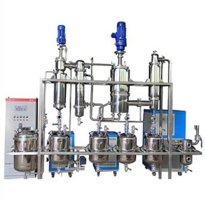China Essential Oil Molecular Distillation Equipment 30L Complete Short Path Distillation System for sale