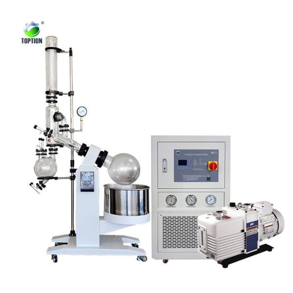 Quality TOPTION 10l Vacuum Evaporator Rotary Evaporator Distillation With Chiller And for sale