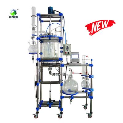 China TOPTION 50L Filter Chemical Equipment Ultrasonic Crystallization Reactor for sale