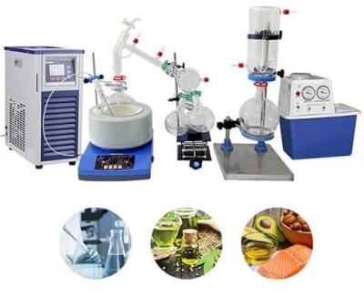 China Laboratorio Pequeño 2l 5l Kit de destilación Kit de destilación de camino corto de vidrio Sistema de control Pid en venta