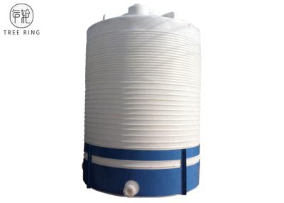 China Zylindrische, benutzerdefinierte Roto-Formenbehälter Weiß/Schwarz Kunststoff-Wasserspeicher PT20.000L zu verkaufen