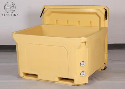 China Over 1000qt High Performance Ice Coolers For Frozen Seafood Shipping Pallet Truck Bottom for sale