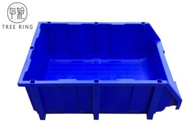China Blue / Red Stacking Plastic Bin Boxes  For Secure Storage Of Parts 600 * 400 * 230mm for sale