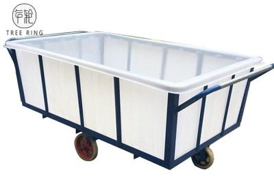 China Textile Industrial Wet Poly Box Truck On Wheels With Galvanized Steel Durable K1600L for sale