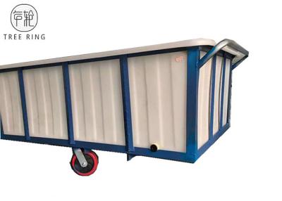 China 1100kg Commercial Poly Box Truck , Portable Plastic Box Truck Cart  With Wheels for sale