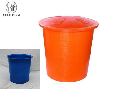 China Circular Open Top Round Plastic Water Trough With Lids 850 * 670 * 850mm M300L for sale