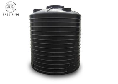 China Cylindrical White / Black Plastic Water Tank Chemical PAM PAC Storage PT 5000L for sale