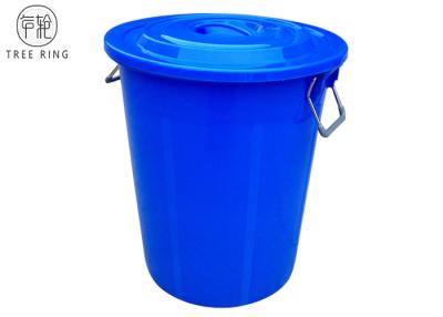 China 35 Gallon Large Plastic Rubbish Bins , Extra Large Garbage Can With Handles for sale