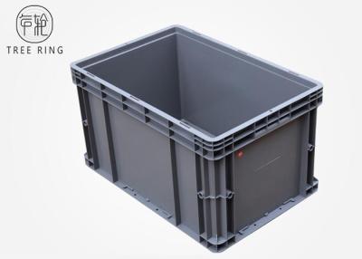 China Euro Stackable Heavy Duty Plastic Storage Containers 600 * 400 * 340mm 50 Liter for sale