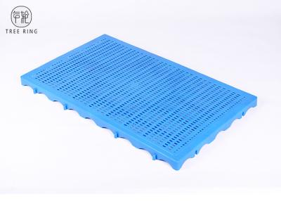 China Mini gewölbte Fußbodenrost HDPE Kunststoffpaletten für Lager 1000 * 600 * 50 Millimeter zu verkaufen