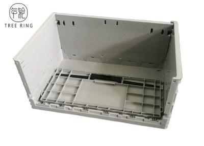 China PE 50 Liter Collapsible Plastic Crate , Wall Utility Storage Plastic Ventilated Crates for sale