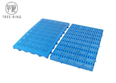 中国 倉庫の床のための薄いタイプ小型の接続されたHDPEプラスチック パレット マット 販売のため