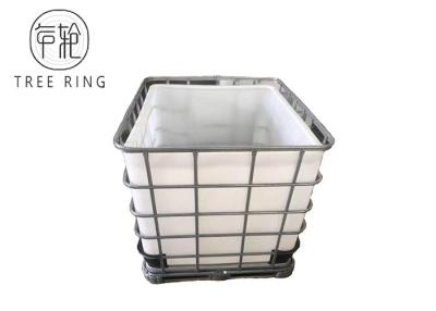 China Cut Off Fishery Industries Upcycled Open Top IBC Tank 265 Gallon For Recycled for sale