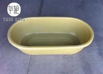 China 50 Gallon Roto Molding Round Trough Poly Oval Stock End Tank With Fitting For Ranching Used for sale